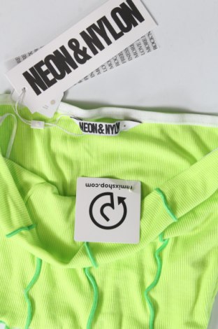 Γυναικείο αμάνικο μπλουζάκι Neon & Nylon by Only, Μέγεθος S, Χρώμα Πράσινο, Τιμή 6,73 €