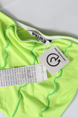 Γυναικείο αμάνικο μπλουζάκι Neon & Nylon by Only, Μέγεθος L, Χρώμα Πράσινο, Τιμή 6,23 €