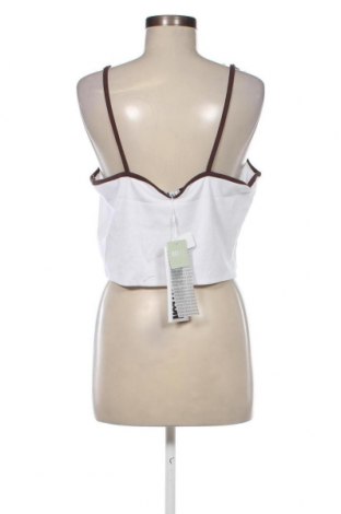 Γυναικείο αμάνικο μπλουζάκι Neon & Nylon by Only, Μέγεθος 3XL, Χρώμα Λευκό, Τιμή 11,51 €