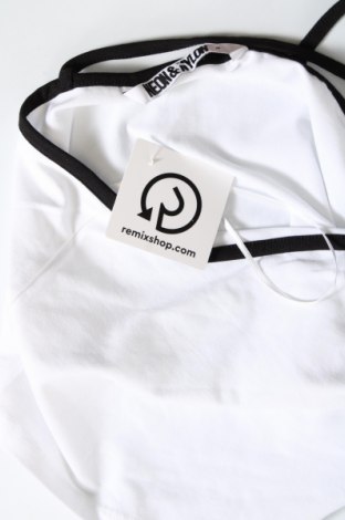 Γυναικείο αμάνικο μπλουζάκι Neon & Nylon by Only, Μέγεθος M, Χρώμα Λευκό, Τιμή 5,68 €