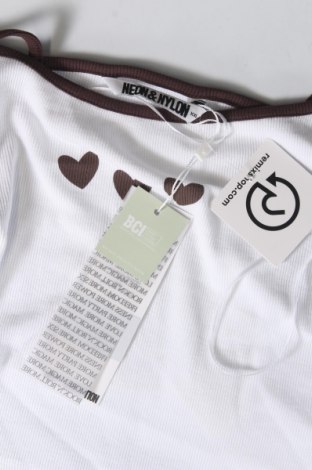 Damska koszulka na ramiączkach Neon & Nylon by Only, Rozmiar XXL, Kolor Biały, Cena 30,92 zł