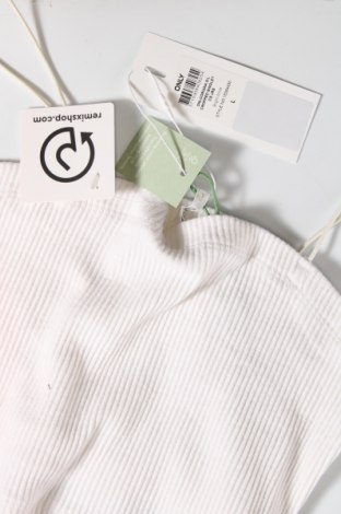 Γυναικείο αμάνικο μπλουζάκι ONLY, Μέγεθος L, Χρώμα Λευκό, Τιμή 2,40 €