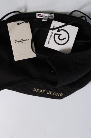 Γυναικείο αμάνικο μπλουζάκι Pepe Jeans, Μέγεθος XS, Χρώμα Μαύρο, Τιμή 16,15 €