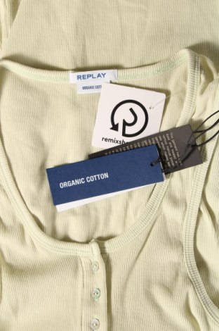 Tricou de damă Replay, Mărime M, Culoare Verde, Preț 114,08 Lei