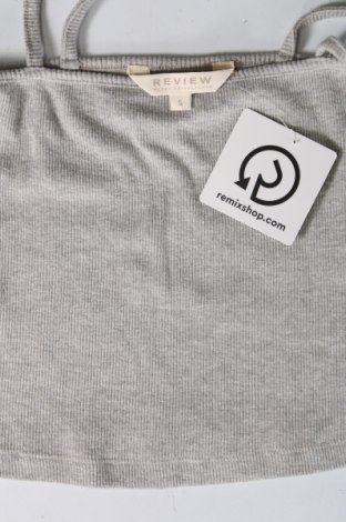 Γυναικείο αμάνικο μπλουζάκι Review, Μέγεθος S, Χρώμα Γκρί, Τιμή 2,24 €
