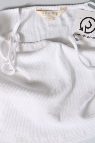 Γυναικείο αμάνικο μπλουζάκι Review, Μέγεθος L, Χρώμα Λευκό, Τιμή 4,63 €
