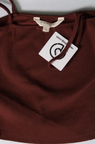 Γυναικείο αμάνικο μπλουζάκι Review, Μέγεθος L, Χρώμα Καφέ, Τιμή 2,24 €