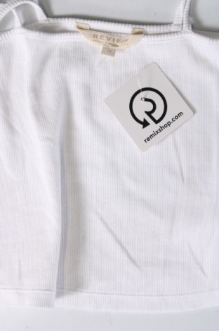 Γυναικείο αμάνικο μπλουζάκι Review, Μέγεθος M, Χρώμα Λευκό, Τιμή 2,24 €