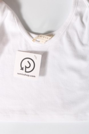 Γυναικείο αμάνικο μπλουζάκι Review, Μέγεθος L, Χρώμα Λευκό, Τιμή 14,95 €