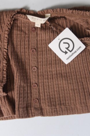 Γυναικείο αμάνικο μπλουζάκι Review, Μέγεθος XS, Χρώμα Καφέ, Τιμή 4,63 €