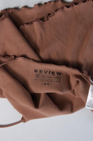 Γυναικείο αμάνικο μπλουζάκι Review, Μέγεθος L, Χρώμα Καφέ, Τιμή 4,34 €