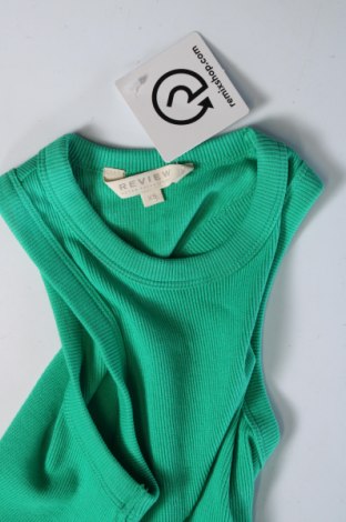 Γυναικείο αμάνικο μπλουζάκι Review, Μέγεθος XS, Χρώμα Πράσινο, Τιμή 4,49 €