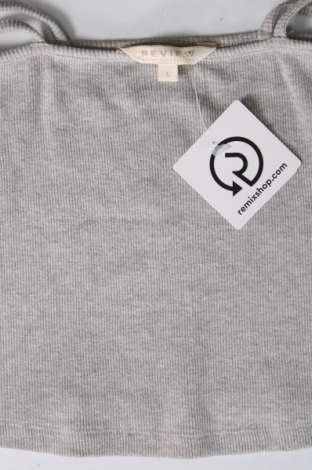 Γυναικείο αμάνικο μπλουζάκι Review, Μέγεθος L, Χρώμα Γκρί, Τιμή 4,63 €