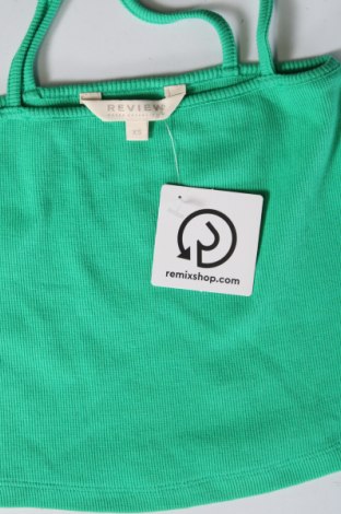 Γυναικείο αμάνικο μπλουζάκι Review, Μέγεθος XS, Χρώμα Πράσινο, Τιμή 4,78 €