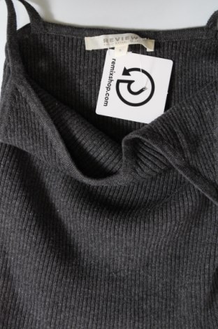Γυναικείο αμάνικο μπλουζάκι Review, Μέγεθος S, Χρώμα Γκρί, Τιμή 5,08 €