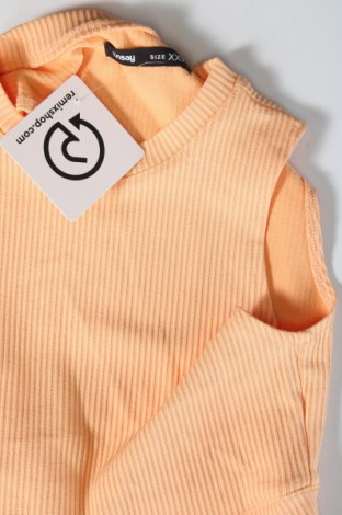 Tricou de damă Sinsay, Mărime XXS, Culoare Portocaliu, Preț 17,91 Lei