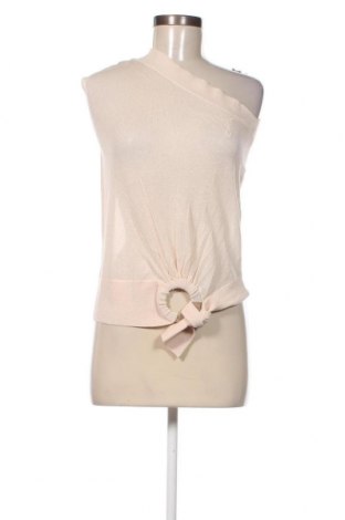 Γυναικείο αμάνικο μπλουζάκι Sisley, Μέγεθος XS, Χρώμα Εκρού, Τιμή 19,18 €