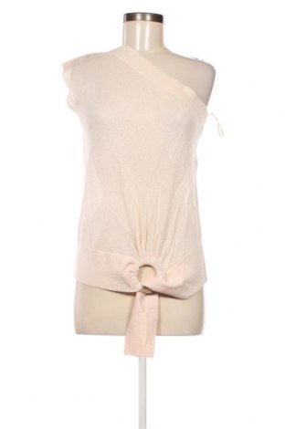 Γυναικείο αμάνικο μπλουζάκι Sisley, Μέγεθος S, Χρώμα  Μπέζ, Τιμή 10,47 €