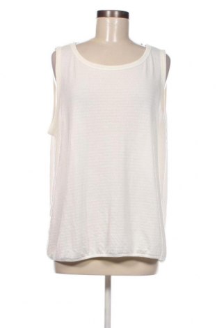 Γυναικείο αμάνικο μπλουζάκι Tom Tailor, Μέγεθος XXL, Χρώμα Λευκό, Τιμή 5,19 €