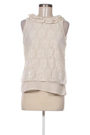 Γυναικείο αμάνικο μπλουζάκι Vero Moda, Μέγεθος M, Χρώμα Εκρού, Τιμή 18,45 €