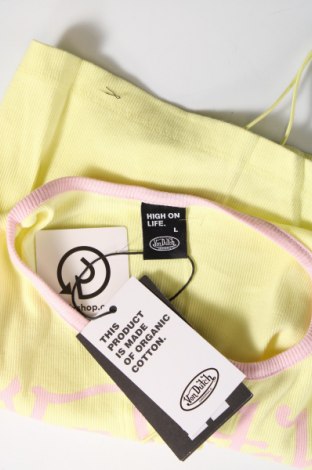 Γυναικείο αμάνικο μπλουζάκι Von Dutch, Μέγεθος L, Χρώμα Κίτρινο, Τιμή 13,46 €