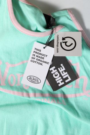 Γυναικείο αμάνικο μπλουζάκι Von Dutch, Μέγεθος XXL, Χρώμα Πράσινο, Τιμή 14,38 €