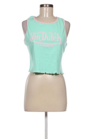 Γυναικείο αμάνικο μπλουζάκι Von Dutch, Μέγεθος XXL, Χρώμα Πράσινο, Τιμή 14,38 €
