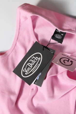Γυναικείο αμάνικο μπλουζάκι Von Dutch, Μέγεθος M, Χρώμα Ρόζ , Τιμή 31,96 €