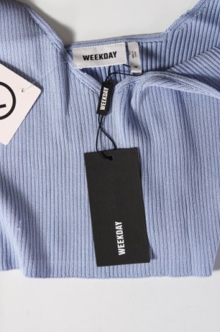 Γυναικείο αμάνικο μπλουζάκι Weekday, Μέγεθος M, Χρώμα Μπλέ, Τιμή 10,50 €