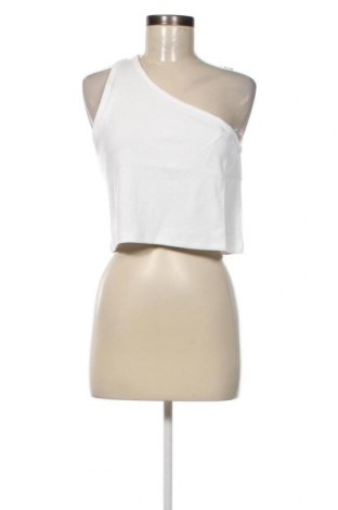 Γυναικείο αμάνικο μπλουζάκι Weekday, Μέγεθος XL, Χρώμα Λευκό, Τιμή 1,86 €