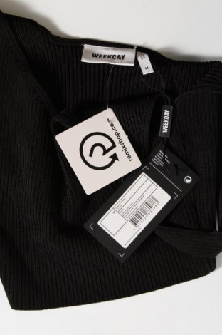 Γυναικείο αμάνικο μπλουζάκι Weekday, Μέγεθος M, Χρώμα Μαύρο, Τιμή 5,84 €