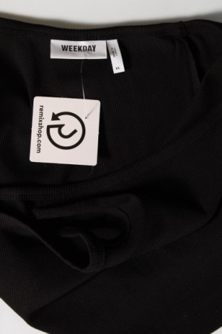 Damska koszulka na ramiączkach Weekday, Rozmiar XL, Kolor Czarny, Cena 31,34 zł