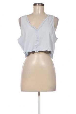 Γυναικείο αμάνικο μπλουζάκι Weekday, Μέγεθος XL, Χρώμα Μπλέ, Τιμή 9,41 €