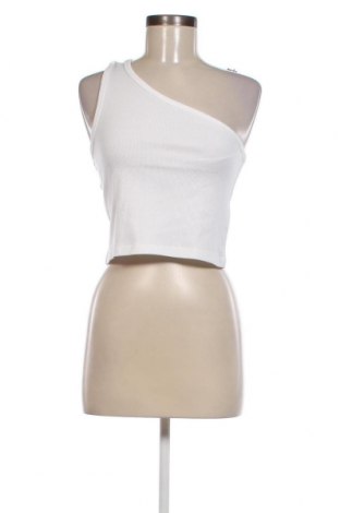 Γυναικείο αμάνικο μπλουζάκι Weekday, Μέγεθος L, Χρώμα Λευκό, Τιμή 6,38 €