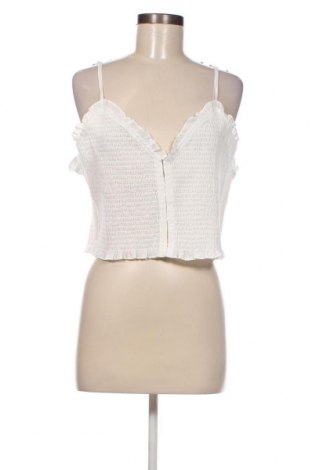 Γυναικείο αμάνικο μπλουζάκι Weekday, Μέγεθος XL, Χρώμα Λευκό, Τιμή 10,82 €
