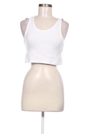 Γυναικείο αμάνικο μπλουζάκι Weekday, Μέγεθος M, Χρώμα Λευκό, Τιμή 3,50 €