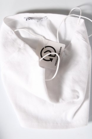 Γυναικείο αμάνικο μπλουζάκι Zara, Μέγεθος M, Χρώμα Λευκό, Τιμή 4,67 €