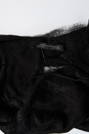 Tricou de damă Zara, Mărime S, Culoare Negru, Preț 40,20 Lei
