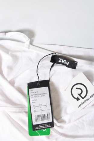 Γυναικείο αμάνικο μπλουζάκι Zign, Μέγεθος S, Χρώμα Λευκό, Τιμή 5,53 €