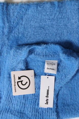 Γυναικείο αμάνικο μπλουζάκι iets frans..., Μέγεθος L, Χρώμα Μπλέ, Τιμή 10,47 €