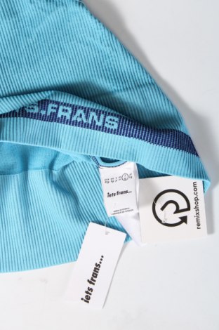 Γυναικείο αμάνικο μπλουζάκι iets frans..., Μέγεθος L, Χρώμα Μπλέ, Τιμή 6,28 €