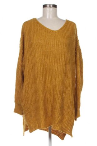 Γυναικείο πουλόβερ, Μέγεθος XL, Χρώμα Κίτρινο, Τιμή 3,50 €