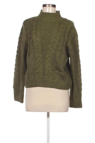 Дамски пуловер, Размер L, Цвят Зелен, Цена 6,38 лв.