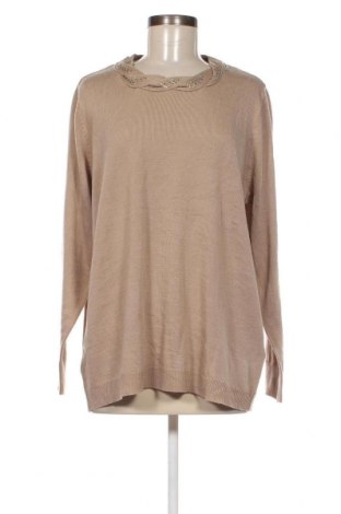 Γυναικείο πουλόβερ, Μέγεθος XXL, Χρώμα  Μπέζ, Τιμή 7,18 €