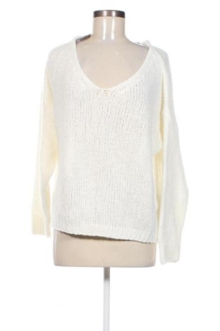 Дамски пуловер, Размер M, Цвят Бял, Цена 11,60 лв.