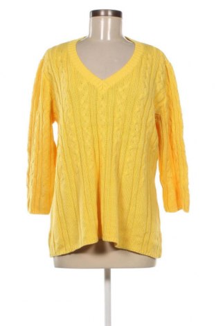 Дамски пуловер, Размер L, Цвят Жълт, Цена 6,96 лв.