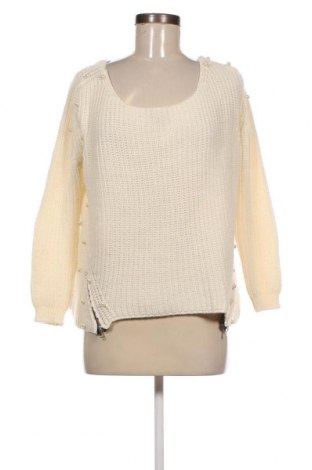 Γυναικείο πουλόβερ, Μέγεθος L, Χρώμα Εκρού, Τιμή 8,07 €