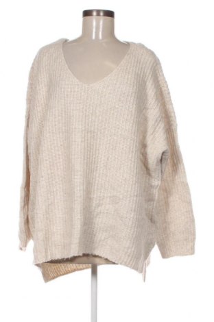 Дамски пуловер, Размер XXL, Цвят Бежов, Цена 13,92 лв.