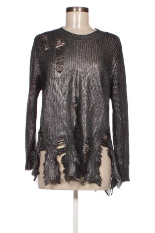 Дамски пуловер, Размер M, Цвят Сребрист, Цена 23,00 лв.