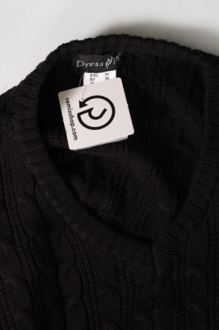 Дамски пуловер, Размер 3XL, Цвят Черен, Цена 9,28 лв.